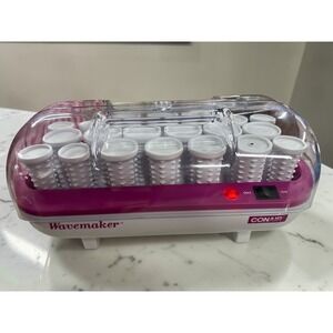 Conair Wavemaker HS16X 20 Hot Rollers 3 sizes With 18 Clips Tested Works Pageant